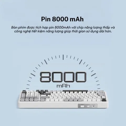 Bàn Phím Cơ Bluetooth Không Dây Aula F99 Pro V2 Light Star - Kết Nối Linh Hoạt, Thiết Kế Gọn Nhẹ, 99 Phím, RGB, Pin 8000mAh
