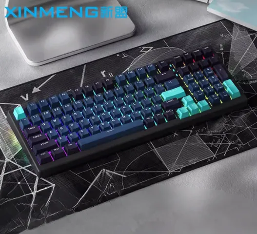 Bàn phím cơ không dây Bluetooth Xinmeng X98 Pro LED RGB - 98 phím, Hotswap 5 Pin, Tương thích Windows/Mac, Thiết kế đẹp, Phụ kiện gaming