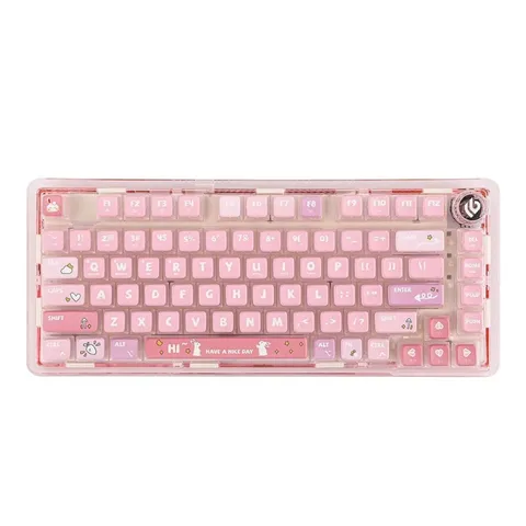 Bàn Phím Cơ Không Dây Bluetooth Leobog K81BT - Gasket Mount, 81 Phím, LED RGB, Crystal Switch, Phụ Kiện Gaming Độc Đáo