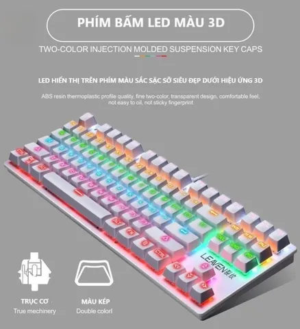 Bàn Phím Cơ ZIYOU LANG K2 Pro LED RGB 10 Chế Độ - Phụ Kiện Máy Tính Thời Trang Cho Game Thủ