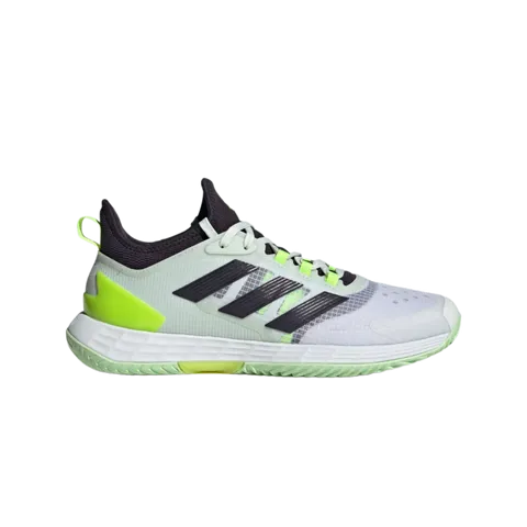Giày Pickleball Tennis Adidas Adizero Ubersonic 4.1 - Đế Ngoài Bám Chắc, Công Nghệ Lightstrike, Màu Cloud White/Aurora Black/Lucid Lemon