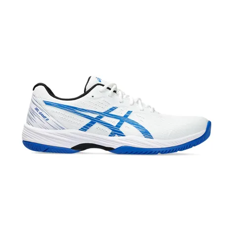 Giày Pickleball Asics Gel-Game 9 1041A337-103 - Giày Tennis Nam Chất Lượng Cao, Đế Gel Định Hình Ổn Định và Bền Bỉ, Màu Trắng/Xanh Năng Động