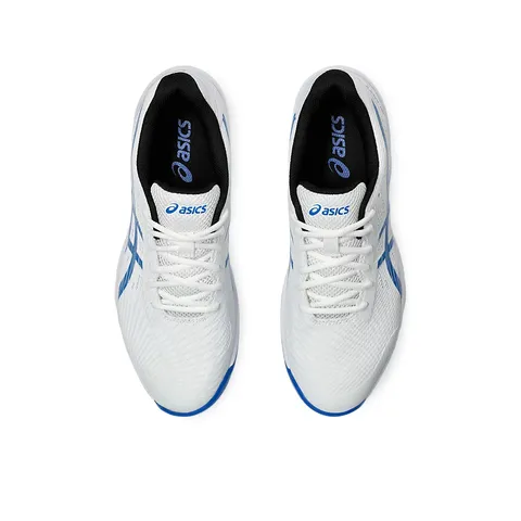 Giày Pickleball Asics Gel-Game 9 1041A337-103 - Giày Tennis Nam Chất Lượng Cao, Đế Gel Định Hình Ổn Định và Bền Bỉ, Màu Trắng/Xanh Năng Động