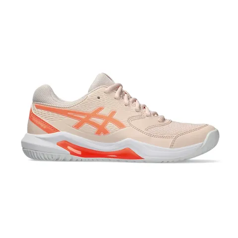 Giày Pickleball Nữ Asics Gel-Dedicate 8 1042A237-700 - Giày Tennis Đệm Gel Thể Thao Màu Pearl Pink/Sun Coral
