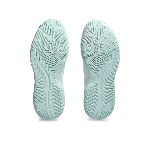 Giày Tennis Nữ Asics Gel-Dedicate 8 Wide - Giày Pickleball Đấu Trường Thể Thao Màu Trắng/Xanh Mint, Thoáng Khí và Bền Bỉ
