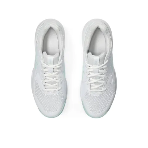 Giày Tennis Nữ Asics Gel-Dedicate 8 Wide - Giày Pickleball Đấu Trường Thể Thao Màu Trắng/Xanh Mint, Thoáng Khí và Bền Bỉ