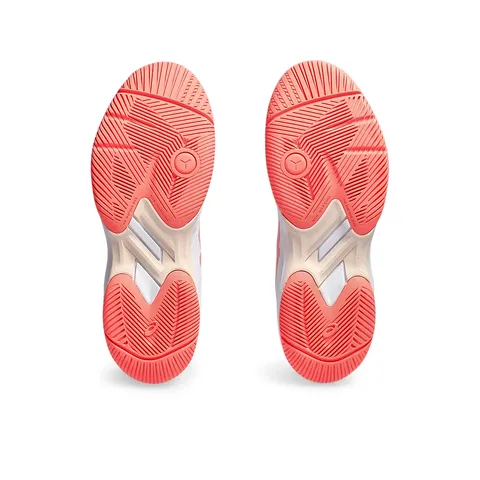 Giày Pickleball Nữ Asics Gel-Game 9 - Tennis, Độ Bám Tốt, Chất Liệu Bền Bỉ, Màu Trắng/Sun Coral, Hỗ Trợ Giảm Chấn