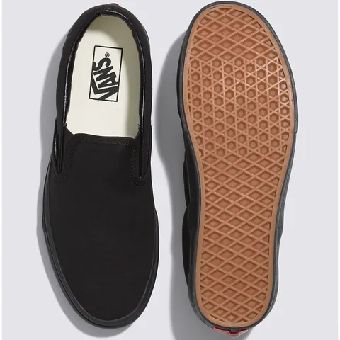Giày Vans Classic Slip-On Đen - Giày Thể Thao Không Dây Thời Trang, Phong Cách Trẻ Trung Dễ Dàng Phối Đồ