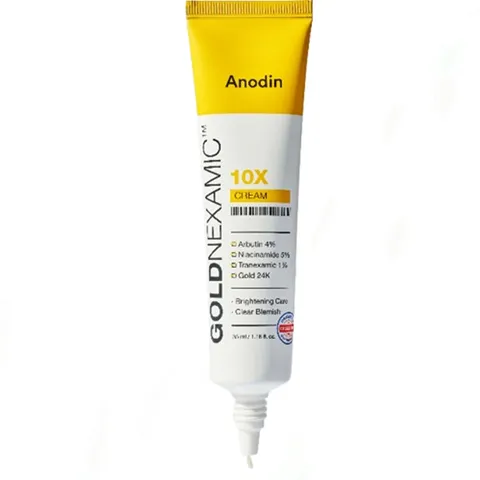 Kem Dưỡng Anodin Goldnexamic 10X Cream - Hỗ Trợ Trắng Da, Mờ Thâm Nám, Phục Hồi Độ Đàn Hồi Cho Mọi Loại Da 35ml