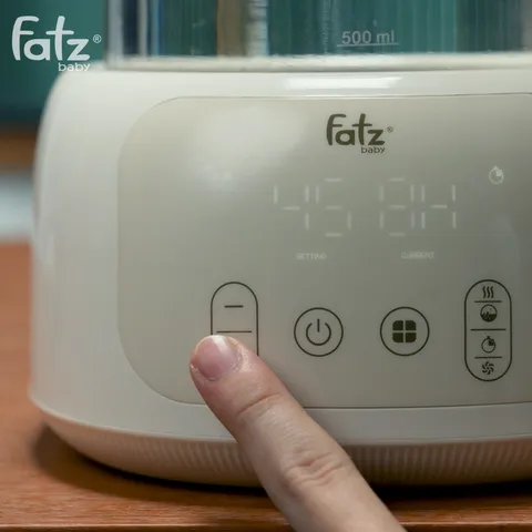 Máy đun và hâm nước pha sữa Fatzbaby Quick 16 Plus FB3508HB - Điều khiển từ xa, Giữ Nhiệt, Chức năng 2 trong 1 cho bé tiện lợi