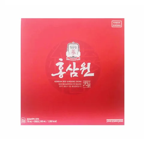 Nước Hồng Sâm Won KGC Cheong Kwan Jang Hàn Quốc 30 Gói - Hỗ Trợ Tăng Cường Sức Khỏe, Đặc Biệt Cho Người Cao Tuổi và Phụ Nữ Tuổi Mãn Kinh