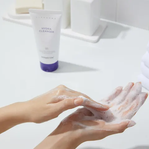 Sữa Rửa Mặt Dịu Nhẹ Dermafirm Hydra Cleanser R4 Perilla Purple - Làm Sạch Sâu Cho Da Nhạy Cảm, Phù Hợp Với Độ pH 5.5-5.9