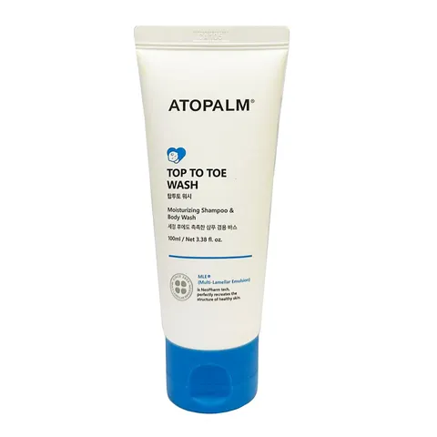 Sữa Tắm Gội Toàn Thân Atopalm Top To Toe Wash 460ml - Dịu Nhẹ, An Toàn Cho Bé Từ Sơ Sinh, Cấp Ẩm, Làm Sạch Da Bé