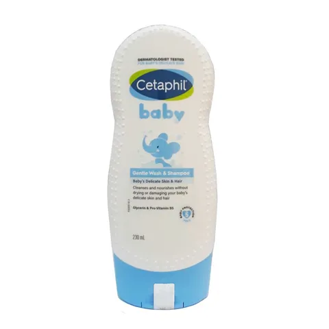Sữa Tắm, Gội Toàn Thân Cetaphil Cho Bé 230ml - Dầu Hạt Hạnh Nhân, Dịu Nhẹ, Không Cay Mắt, Dưỡng Ẩm Da Cho Trẻ Sơ Sinh