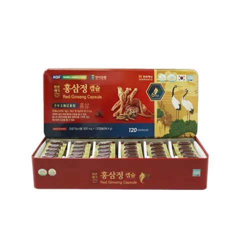 Viên Đạm Hồng Sâm Linh Chi Nhung Hươu Hanmi - Bổ Sung Dưỡng Chất Tăng Cường Sức Khỏe, Hỗ Trợ Miễn Dịch, Giảm Căng Thẳng 120 Viên