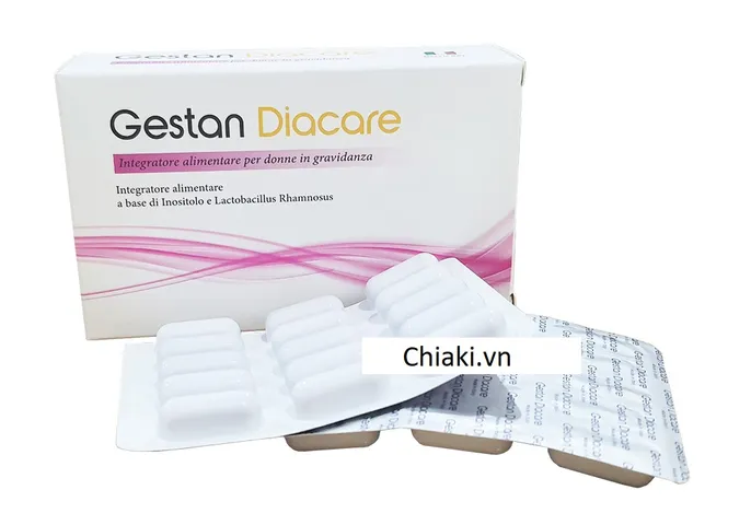 Viên Uống Gestan Diacare Hỗ Trợ Phòng Tiểu Đường Thai Kỳ - 30 Viên, Dành Cho Phụ Nữ Mang Thai, Giảm Kháng Insulin