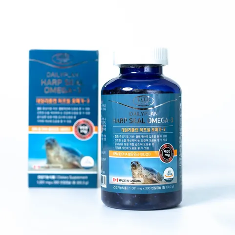 Viên Omega 3 Hải Cẩu Daily Plan - Bổ Sung DHA EPA Từ Dầu Hải Cẩu Cho Sức Khỏe Tim Mạch và Thị Lực - Hộp 300 Viên