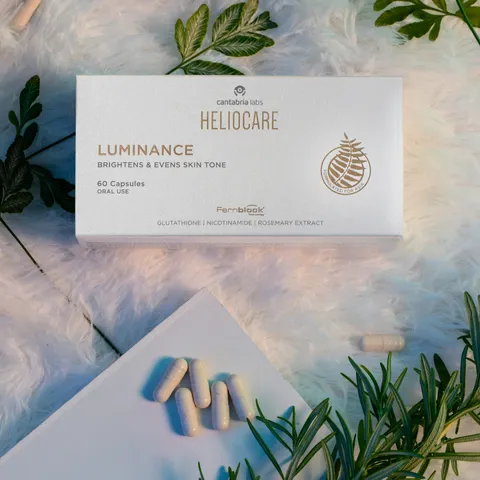 Viên uống HelioCare Luminance - Hỗ trợ sáng da, đồng màu da & giảm vết thâm với chiết xuất tự nhiên - 60 viên mẫu mới