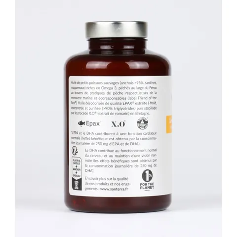 Viên Uống Santerra Omega 3 Premium 200 Viên - Bổ Sung Omega 3 Dinh Dưỡng Cho Tim Mạch, Não, Mắt, Tăng Cường Thị Lực