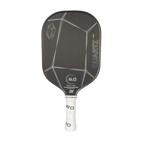 Vợt Pickleball Six Zero Quartz - Bề mặt Carbon T300, Thiết kế Hiện đại, Kiểm Soát Tối Ưu cho Người Chơi Thể Thao