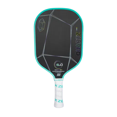 Vợt Pickleball Six Zero Quartz - Bề mặt Carbon T300, Thiết kế Hiện đại, Kiểm Soát Tối Ưu cho Người Chơi Thể Thao