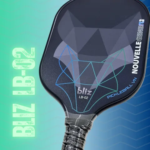 Vợt Pickleball Bliz Carbon Fiber T300 BlizLB-02 - Chất liệu chắc chắn, hiệu suất cao, phù hợp cho người chơi mới và trung cấp