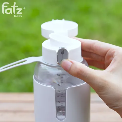 Bình Hâm Nước Pha Sữa Di Động Fatzbaby Mini Smart 6 FB3820FD - Thiết Kế Nhỏ Gọn, An Toàn, Đun Nước Nhanh, Tuyệt Vời Cho Gia Đình Khi Đi Ngoài