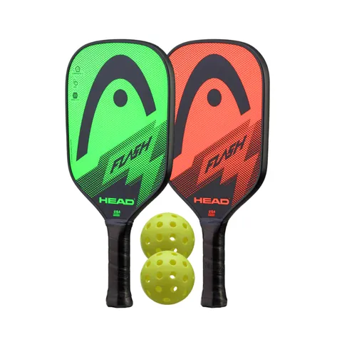 Bộ 2 Vợt Pickleball Chơi Ngoài Trời và 2 Bóng - Túi Đựng Head Flash Pack Thiết Kế Hiện Đại, Chất Liệu Cao Cấp