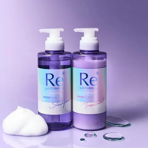 Bộ Dầu Gội & Xả Re Lúcido-L 380ml - Hỗ Trợ Phục Hồi Tóc Hư Tổn, Khỏe Mượt, Giữ Màu Nhuộm, Phù Hợp Cho Tóc Hư Tổn Do Nhiệt và Hóa Chất