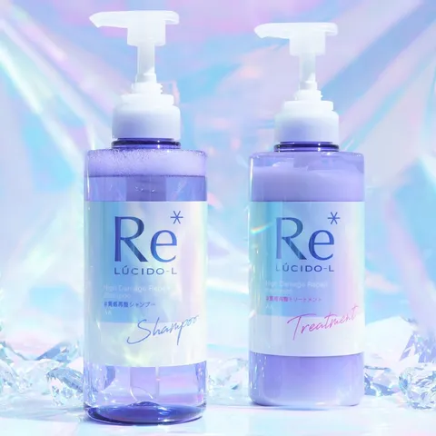 Bộ Dầu Gội & Xả Re Lúcido-L 380ml - Hỗ Trợ Phục Hồi Tóc Hư Tổn, Khỏe Mượt, Giữ Màu Nhuộm, Phù Hợp Cho Tóc Hư Tổn Do Nhiệt và Hóa Chất