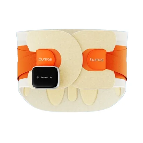 Đai Massage Lưng BUMAS M12 - Đai Hỗ Trợ Cột Sống với 3 Chế Độ Massage và Chườm Nóng, Giảm Đau Lưng Hiệu Quả