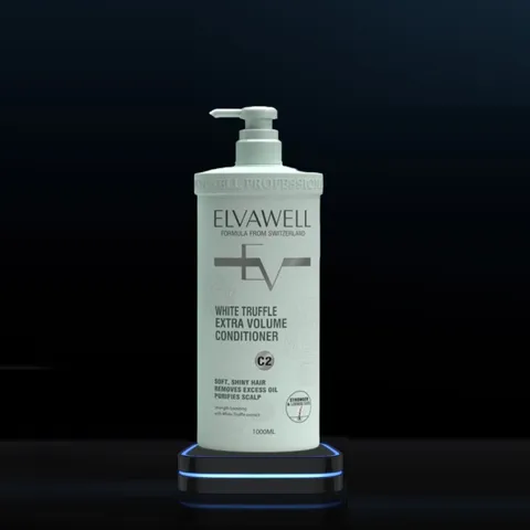 Dầu Xả Elvawell White Truffle Extra Volume 500ml - Tăng Độ Phồng, Giúp Tóc Dày Mượt, Dành Cho Tóc Dầu, Giảm Xơ Rối