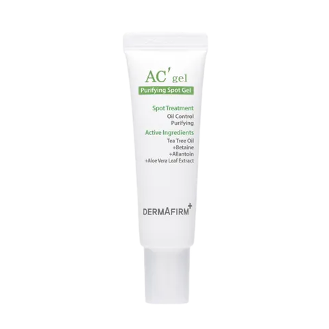 Gel Trị Mụn Dermafirm AC'Gel - Hỗ Trợ Giảm Thâm, Cải Thiện Da Mụn Dầu, 20ml - Sản Phẩm Chăm Sóc Da Chất Lượng Cao