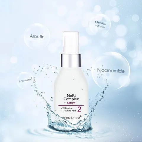 Serum Dermafirm Multi Complex giúp trẻ hóa da, tái tạo collagen, elastin, cấp ẩm, và làm sáng da - Phù hợp mọi loại da, 50ml