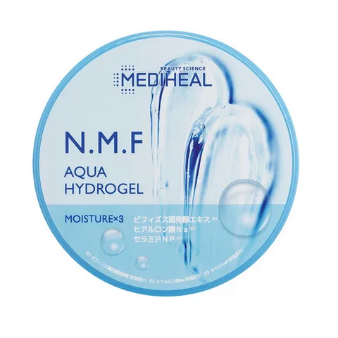 Gel Dưỡng Da Mediheal N.M.F Aqua Hydrogel 300ml - Cấp Ẩm Sâu, Thư Giãn Da Nhạy Cảm, Dành Cho Mặt và Body