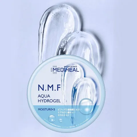 Gel Dưỡng Da Mediheal N.M.F Aqua Hydrogel 300ml - Cấp Ẩm Sâu, Thư Giãn Da Nhạy Cảm, Dành Cho Mặt và Body