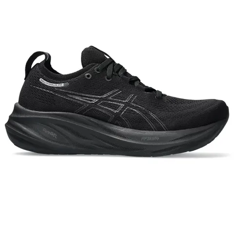 Giày Pickleball Nữ Asics Gel-Nimbus 26 1012B601-002 Đen - Giày Chạy Bộ Thể Thao Đế Cao Su, Mềm Mại, Thoáng Khí