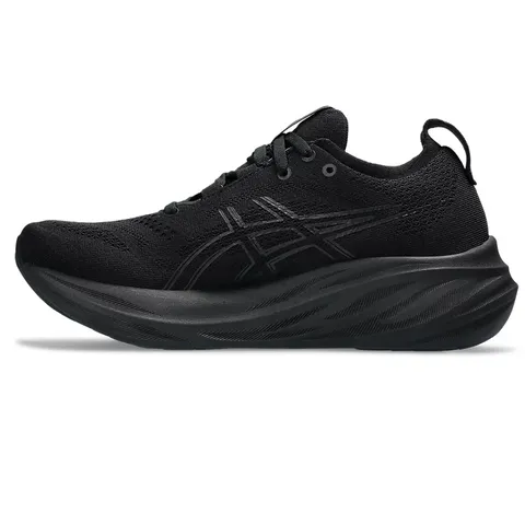 Giày Pickleball Nữ Asics Gel-Nimbus 26 1012B601-002 Đen - Giày Chạy Bộ Thể Thao Đế Cao Su, Mềm Mại, Thoáng Khí