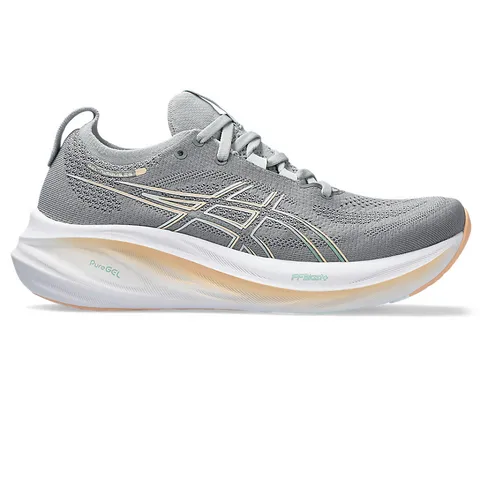 Giày chạy bộ nữ Asics Gel-Nimbus 26 - Giày pickleball Sheet Rock/Pale Mint thoải mái, hỗ trợ chấn thương cho người chơi thể thao