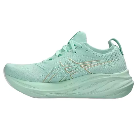 Giày Chạy Bộ Nữ Asics Gel-Nimbus 26 1012B601-300 - Giày Pickleball Đệm GEL, Chất Liệu Êm Ái, Thể Thao Hàng Đầu, Màu Xanh Mint