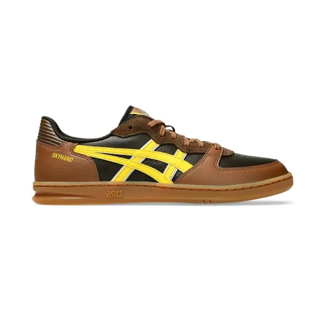 Giày Pickleball Unisex Asics Skyhand OG 1203A451-201 - Thiết Kế Retro Nâu Vàng, Giày Tennis Cao Su Thể Thao Chất Lượng