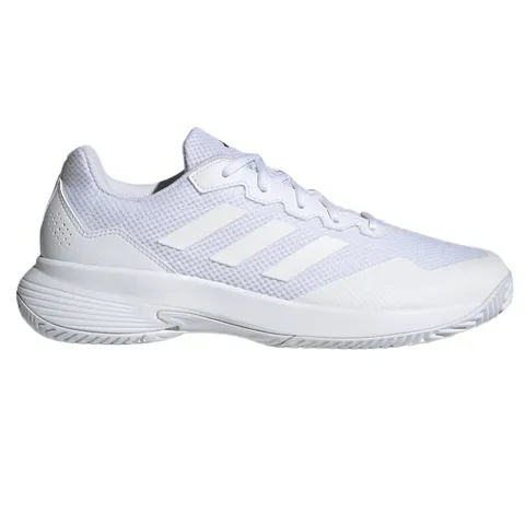 Giày Pickleball Adidas GameCourt 2.0 IG9568 White - Giày Tennis Nam Thoáng Khí, Thiết Kế Hiện Đại, Đế EVA Aêm Ái