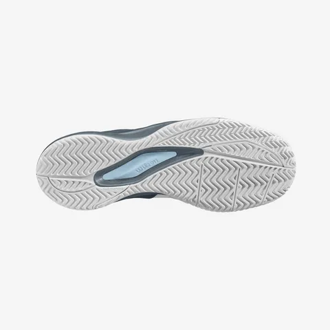 Giày Pickleball Nữ Wilson Rush Pro Ace Pickler - Giày Tennis Đệm R-DST+ Màu Baby Blue Thoáng Khí, Bám Chắc Chen Chân