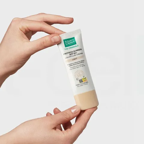 Kem Chống Nắng Nâng Tông MartiDerm Proteos Screen SPF50+ - Kem Lỏng Mịn Mang Lại Làn Da Rạng Rỡ, Bảo Vệ Da Toàn Diện