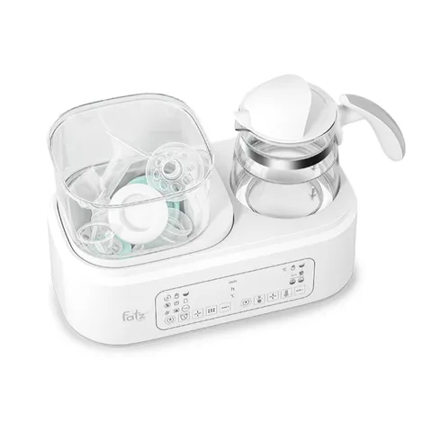 Máy Tiệt Trùng Bình Sữa Đa Năng Fatzbaby Multimax 2 Plus FB9025SL - Nấu Cháo, Làm Sữa Chua, Chức Năng Bảo Quản Thông Minh