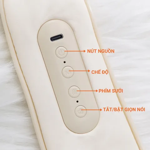 Máy Massage Cổ Vai Gáy GAX Mini J-001 - Thiết Bị Thư Giãn Nóng 8 Đầu Massage, 3 Mức Nhiệt, Giúp Thư Giãn Tăng Cường Lưu Thông Máu