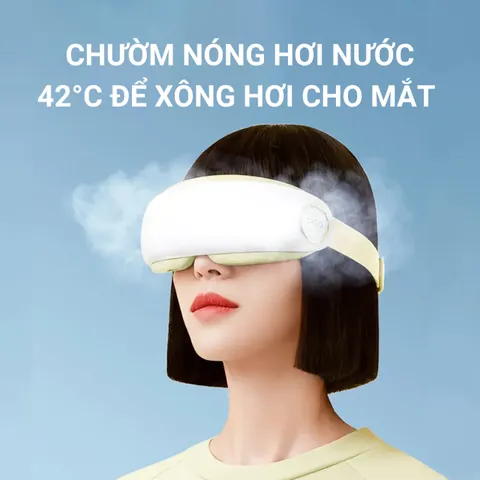 Máy Massage Mắt Hơi Nước Thông Minh PGG - Thiết Bị Chăm Sóc Mắt Giảm Căng Thẳng, Cung Cấp Độ Ẩm và Thư Giãn