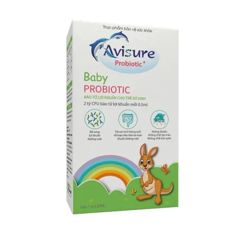 Men Vi Sinh Avisure Probiotic Hỗ Trợ Bổ Sung Lợi Khuẩn - Giải Pháp Cho Rối Loạn Tiêu Hóa 20ml Cho Trẻ Em