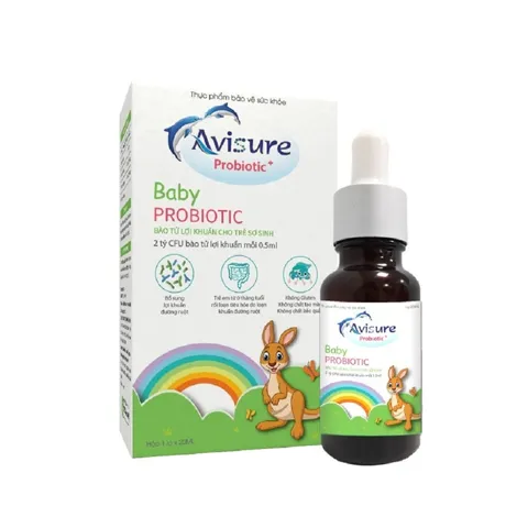 Men Vi Sinh Avisure Probiotic Hỗ Trợ Bổ Sung Lợi Khuẩn - Giải Pháp Cho Rối Loạn Tiêu Hóa 20ml Cho Trẻ Em
