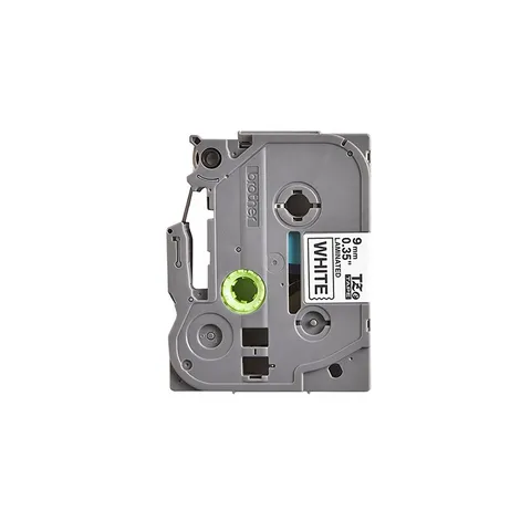 Nhãn in Brother TZe-221 9mm chữ đen trên nền trắng - Băng keo dính chắc cho máy P-touch chất lượng cao, dễ đọc, chịu nhiệt tốt
